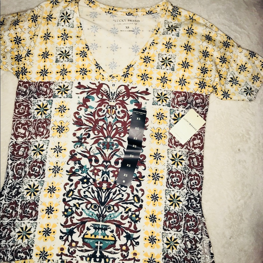 XS Lucky Brand shirt BNWT! Short sleeve tee